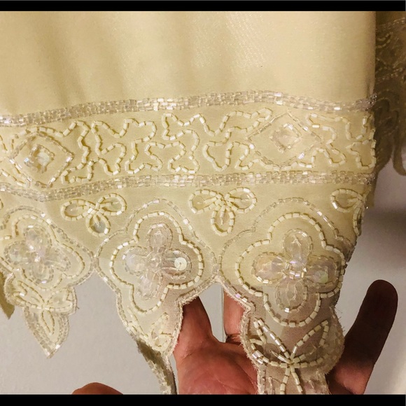 Exotic Beaded Skirt Sz L New with Tags Embellished Sparkly Bottoms embellished - Picture 3 of 15